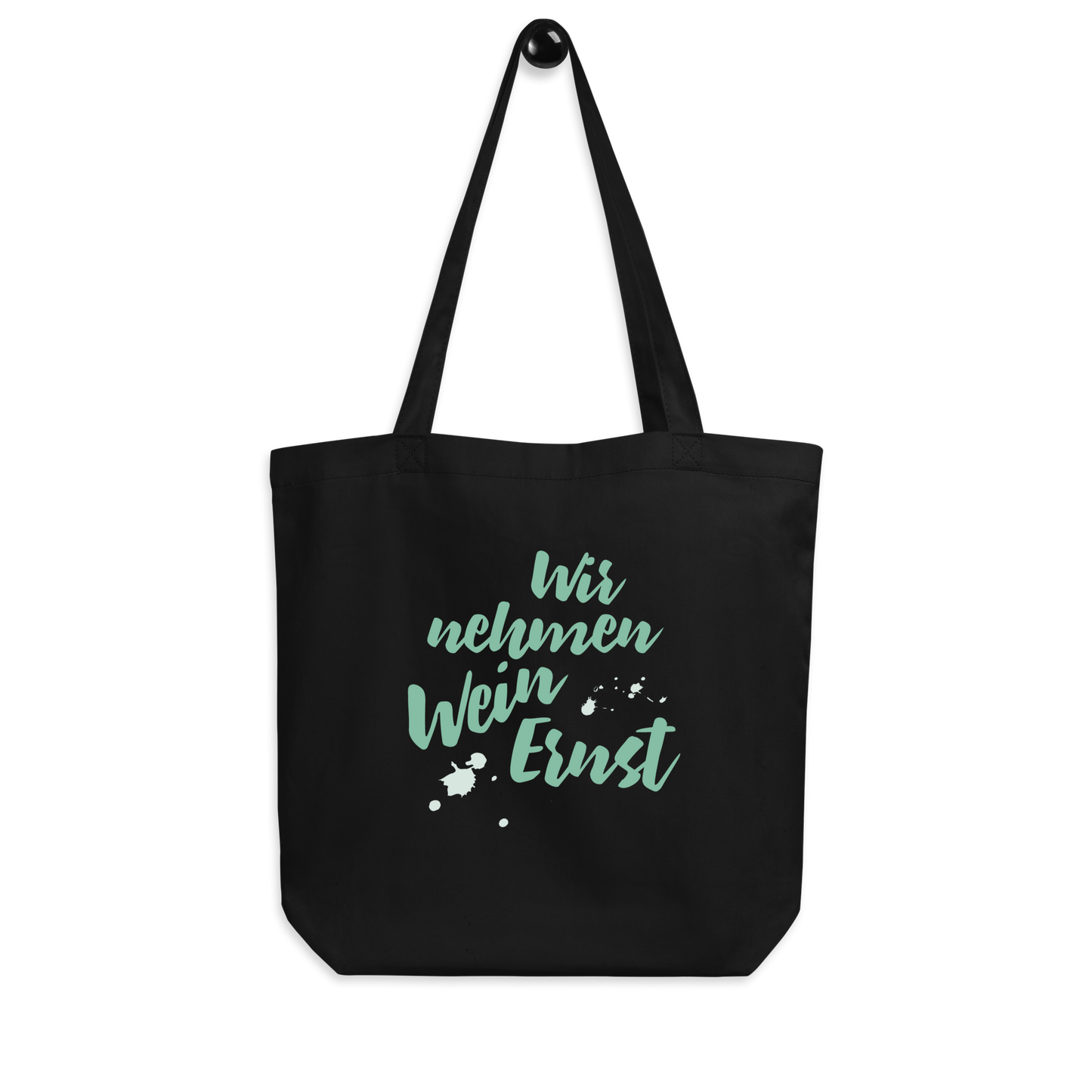 Bio-Baumwolltasche "Wir nehmen Wein Ernst"