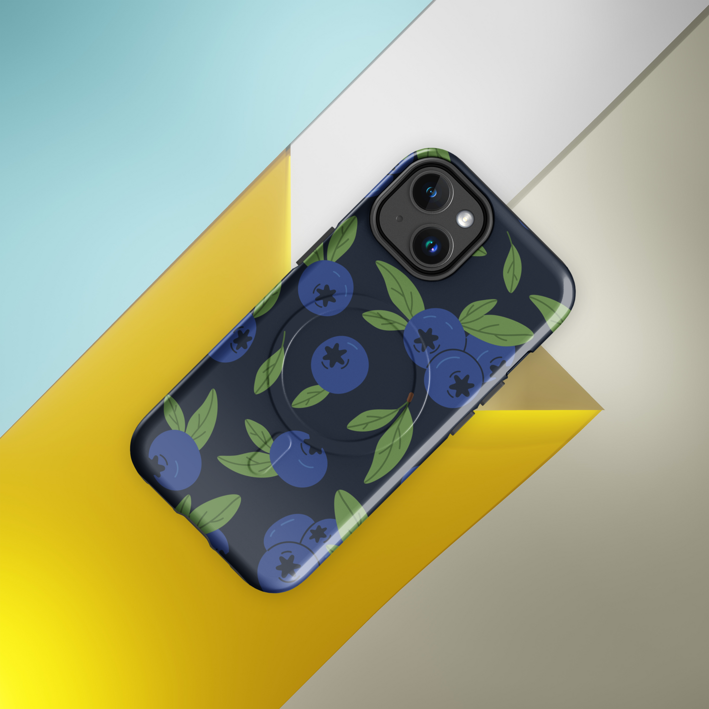 Hardcase iPhone®-Hülle mit MagSafe® Blueberry Dreams