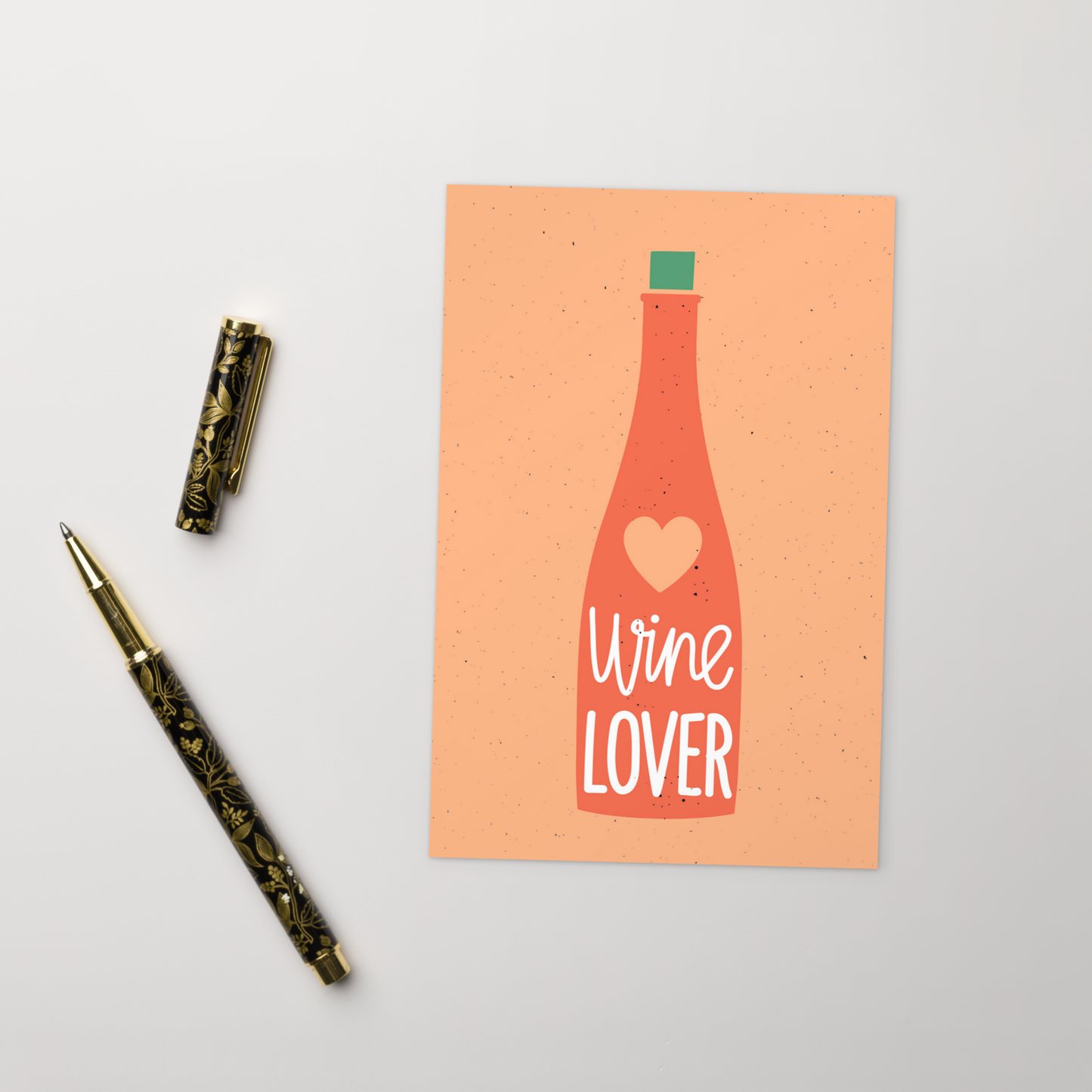 Postkarte - Wine lover -