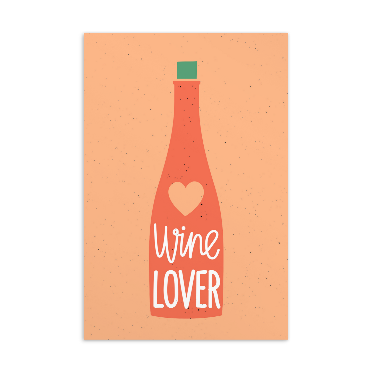 Postkarte - Wine lover -