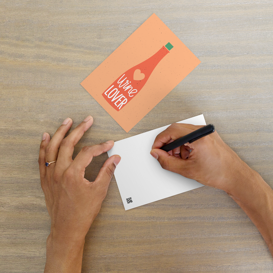 Postkarte - Wine lover -