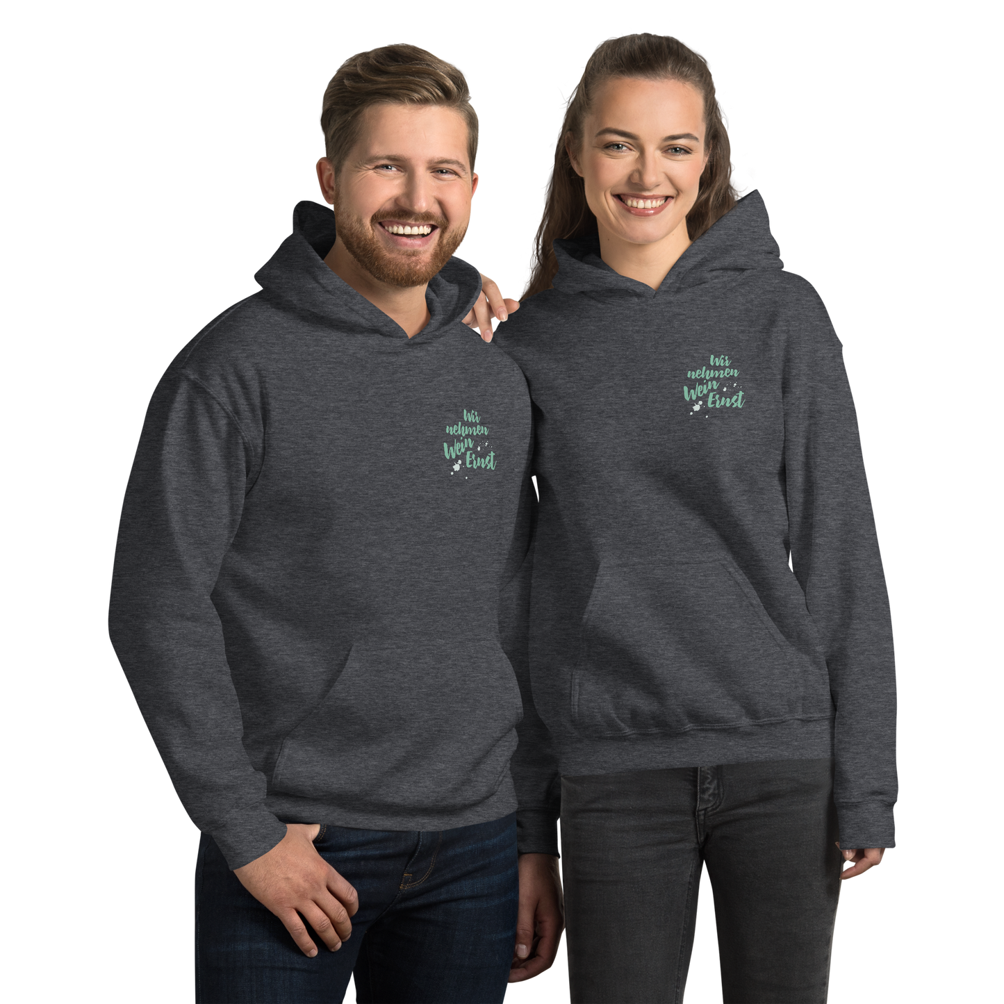 Hoodie "Wir nehmen Wein Ernst"