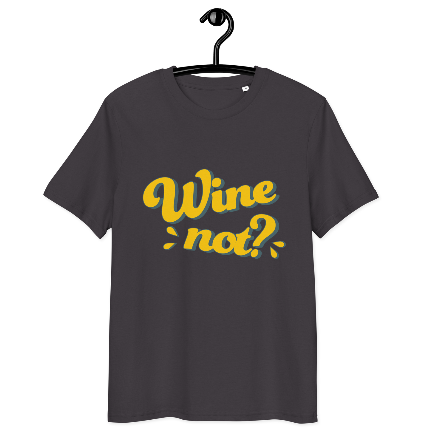 Unisex-Bio-Baumwoll-T-Shirt "Wine not?"