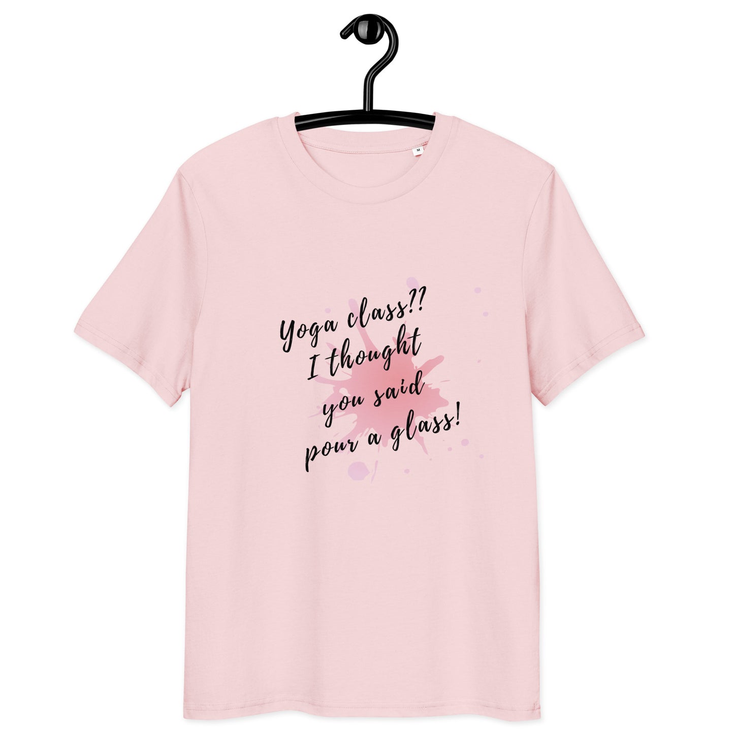 Unisex-Bio-Baumwoll-T-Shirt "Yoga Class"