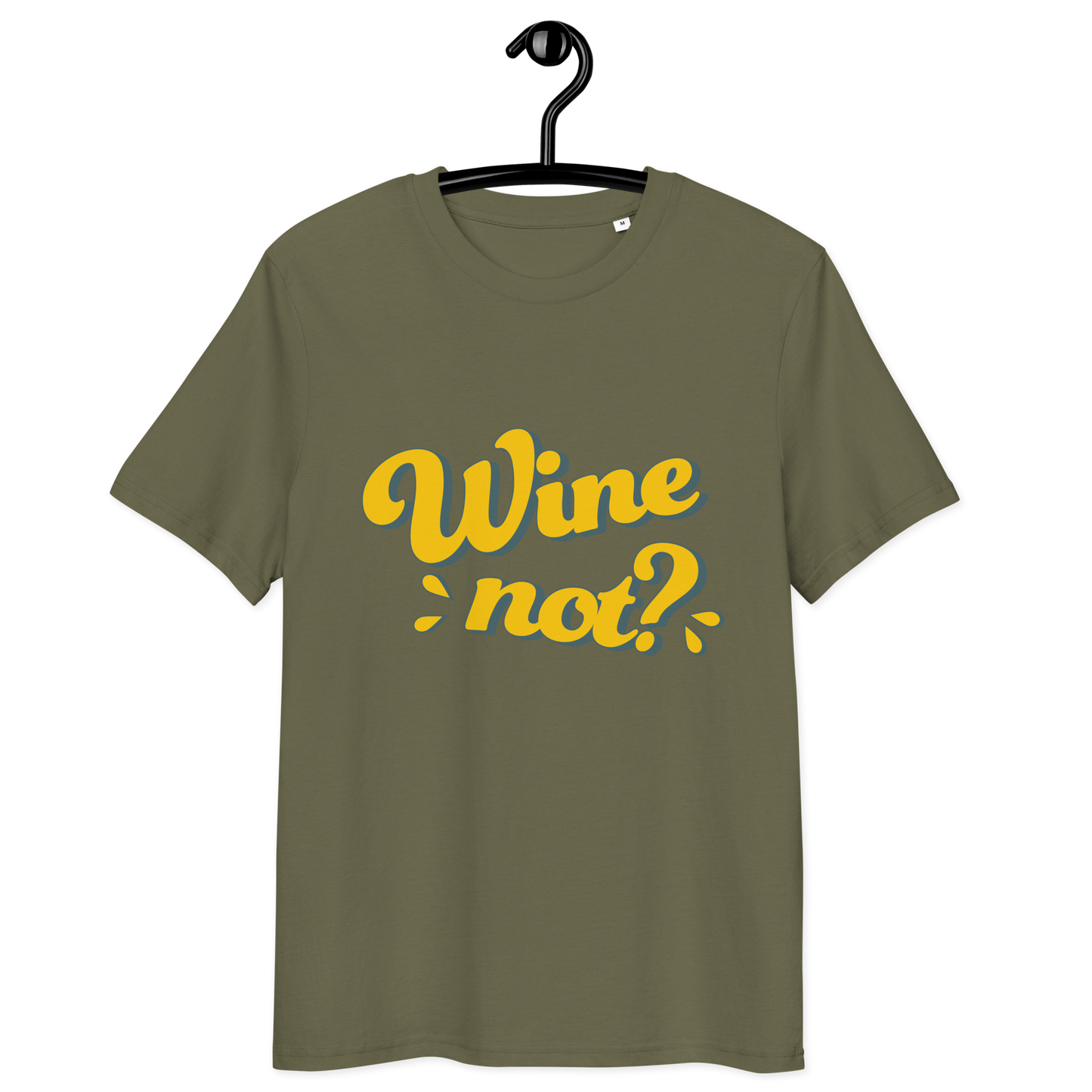 Unisex-Bio-Baumwoll-T-Shirt "Wine not?"