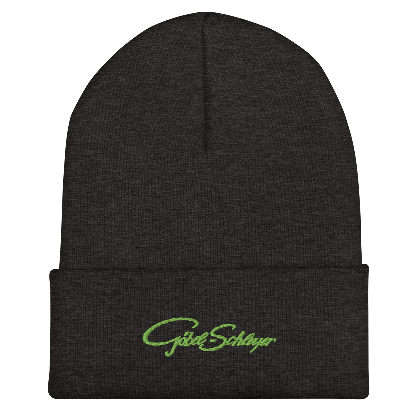 Umgeschlagene Beanie mit Logo Göbel-Schleyer