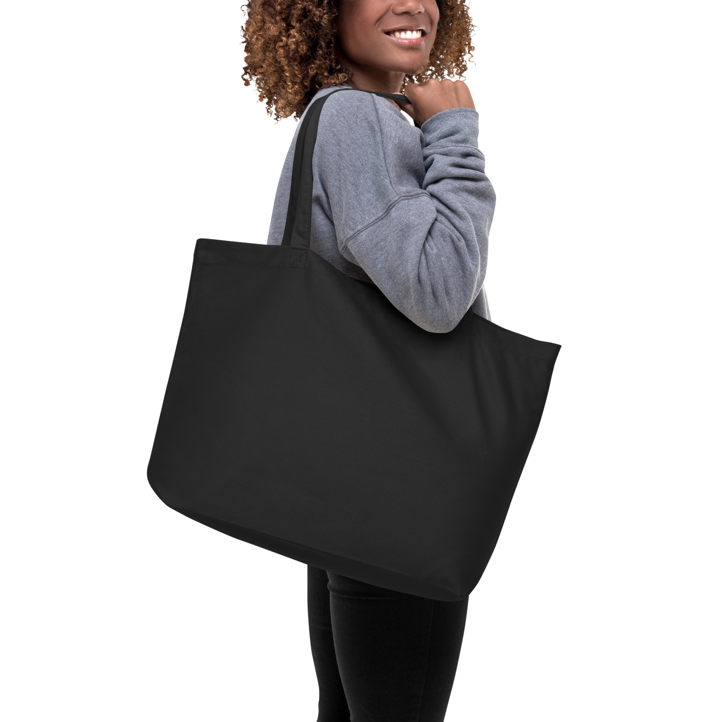 Große Bio-Baumwolltasche "TRAG MICH HEIM"