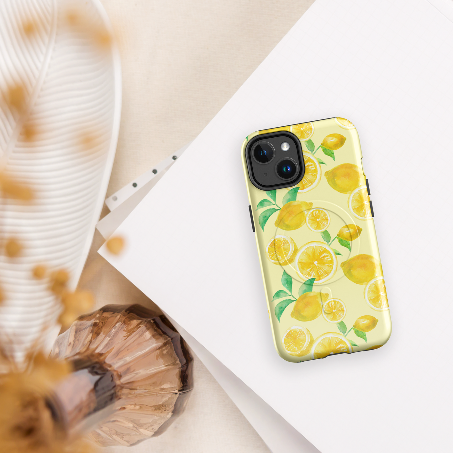 Hardcase iPhone®-Hülle mit MagSafe® Limoncello Cocktail