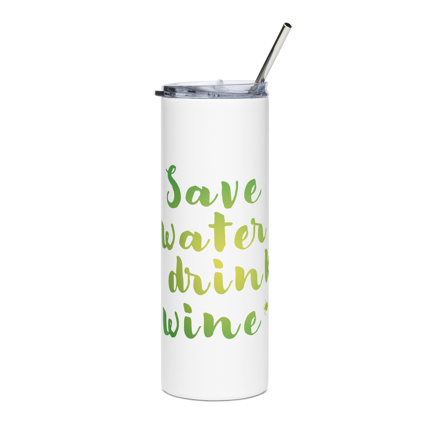 Edelstahlbecher „Save Water, Drink Wine“ – Dein neuer Lieblingsbecher!