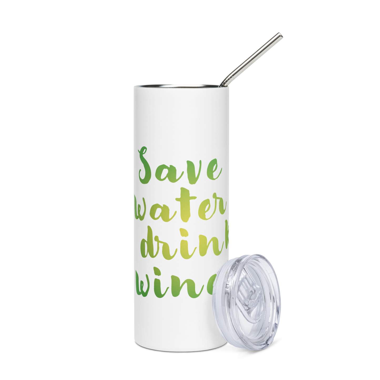 Edelstahlbecher „Save Water, Drink Wine“ – Dein neuer Lieblingsbecher!