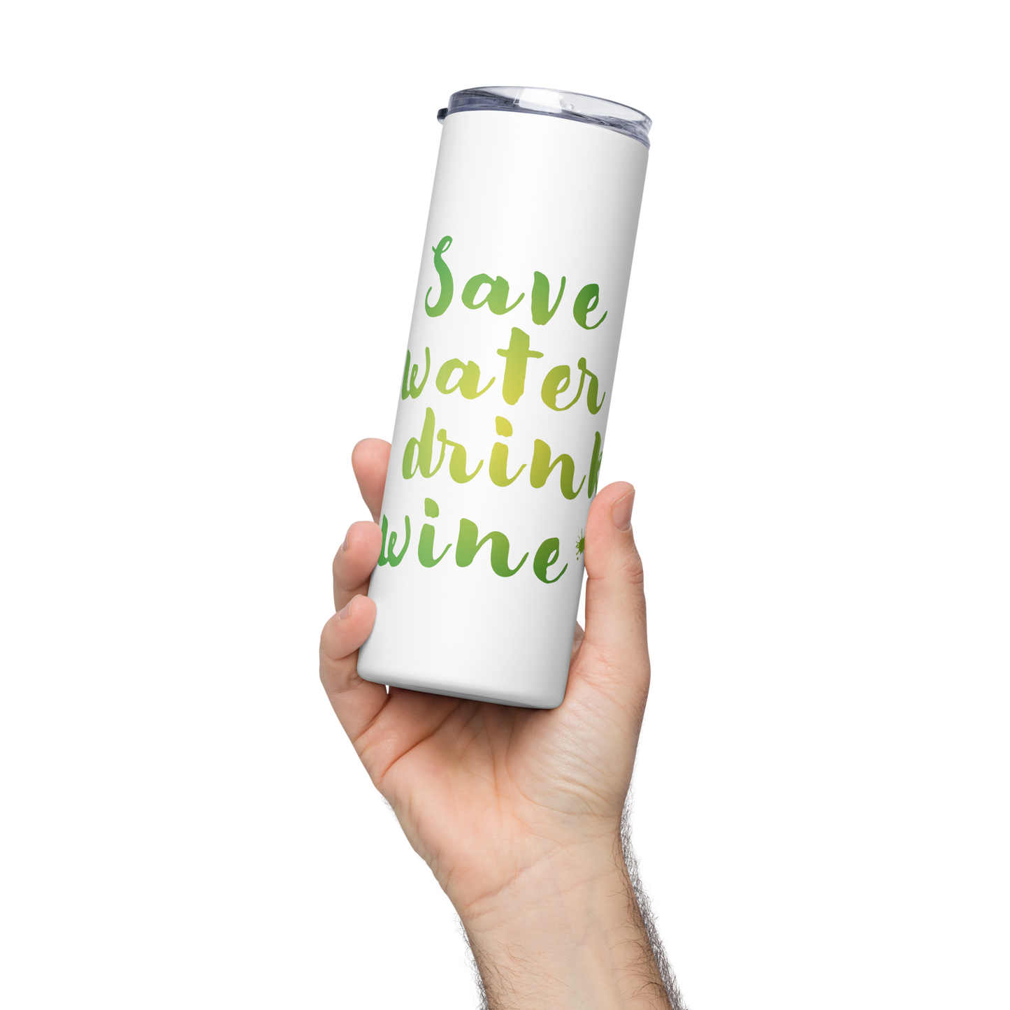 Edelstahlbecher „Save Water, Drink Wine“ – Dein neuer Lieblingsbecher!