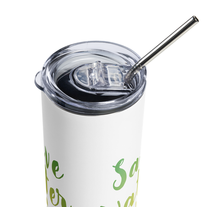 Edelstahlbecher „Save Water, Drink Wine“ – Dein neuer Lieblingsbecher!