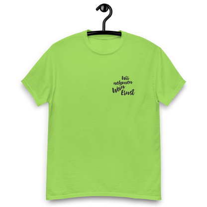 Wir nehmen Wein Ernst – Lustiges T-Shirt für Weinliebhaber & Genießer