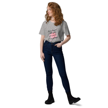 Unisex-Bio-Baumwoll-T-Shirt "Yoga Class"