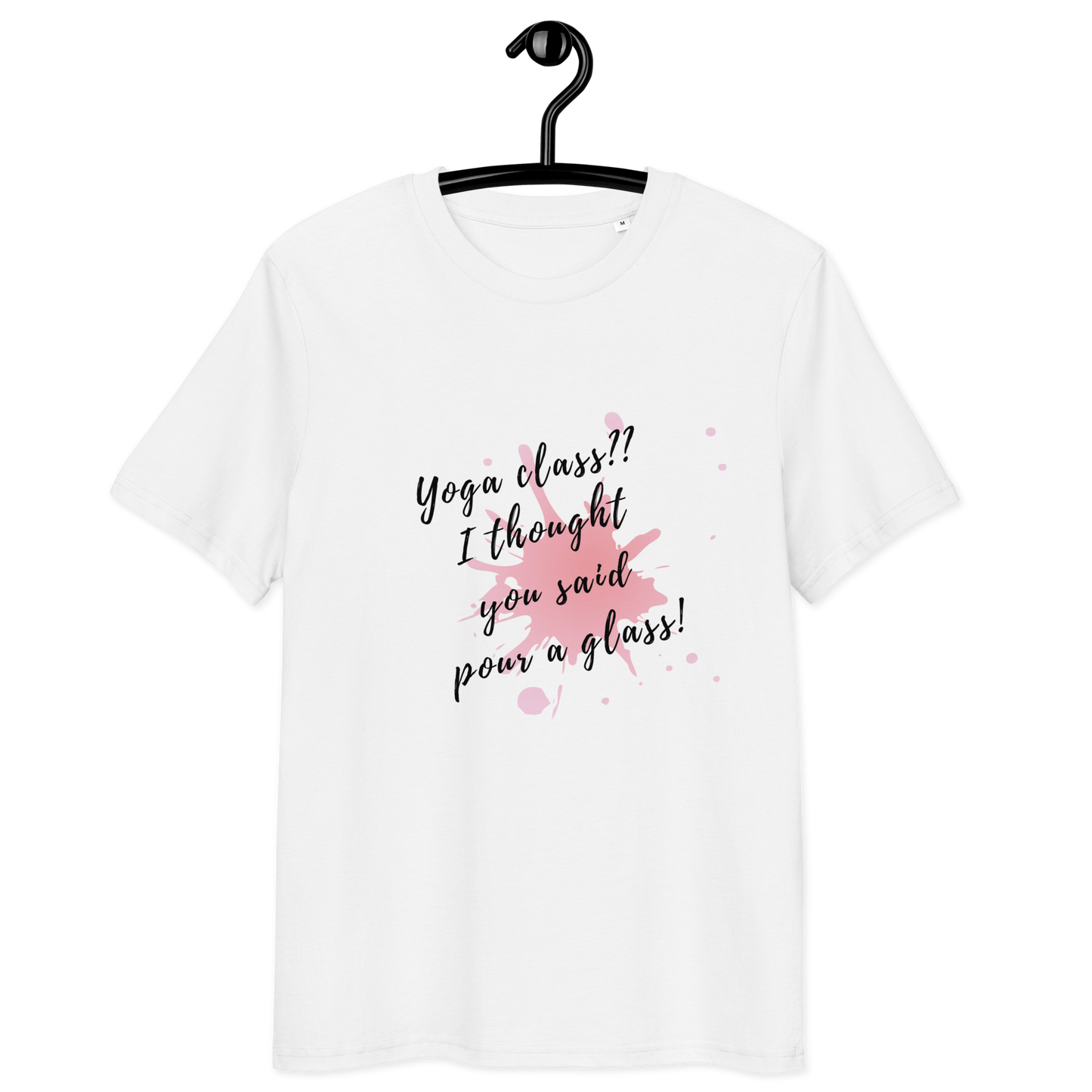 Unisex-Bio-Baumwoll-T-Shirt "Yoga Class"