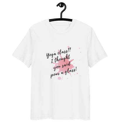 Unisex-Bio-Baumwoll-T-Shirt "Yoga Class"